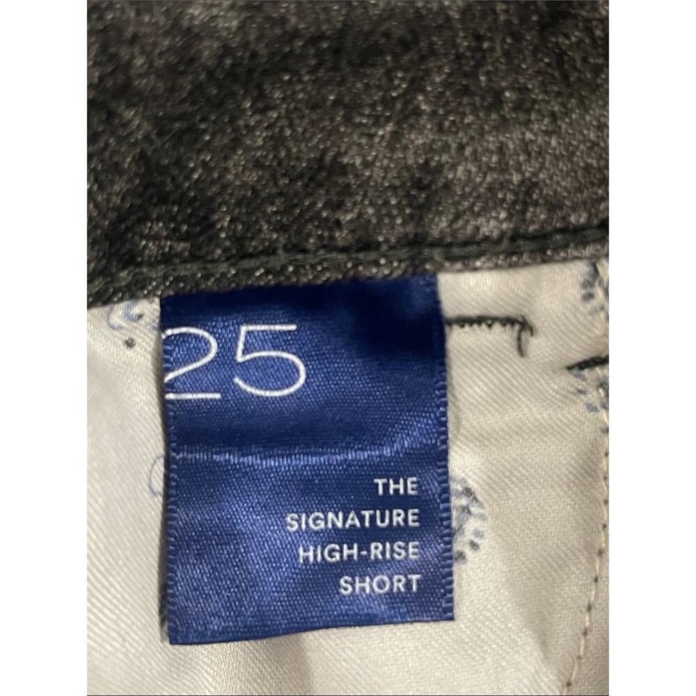 Anthropologie Pilcro The Signature High Rise Shorts Two Toned Size 25 - Picture 6 of 7